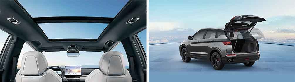 Geely Binyue L interior space