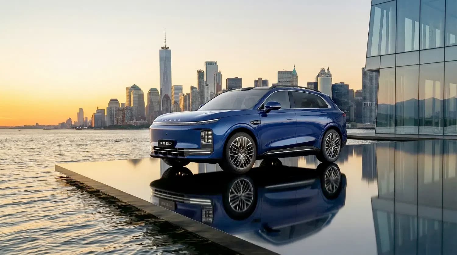 SUV Exeed EX7 от Chery получит мировой дебют электромеханической тормозной системы 17 апреля