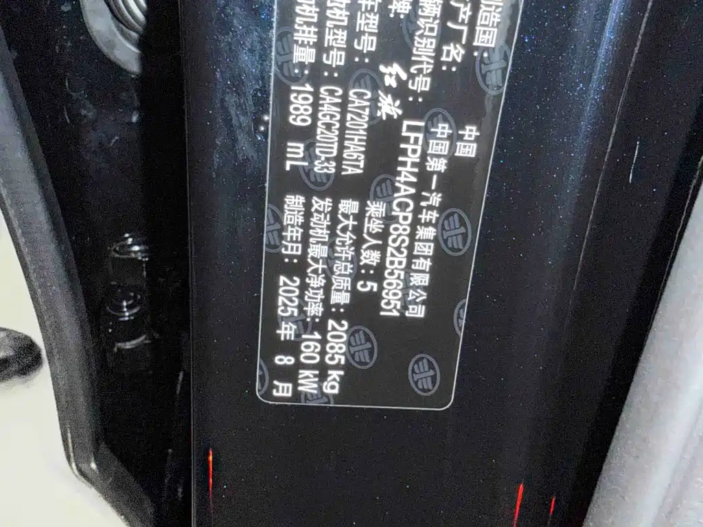 Hongqi Hongqi H5 2025 2.0T Automatic Flag Enjoyment Edition 2025 - thumbnail 12