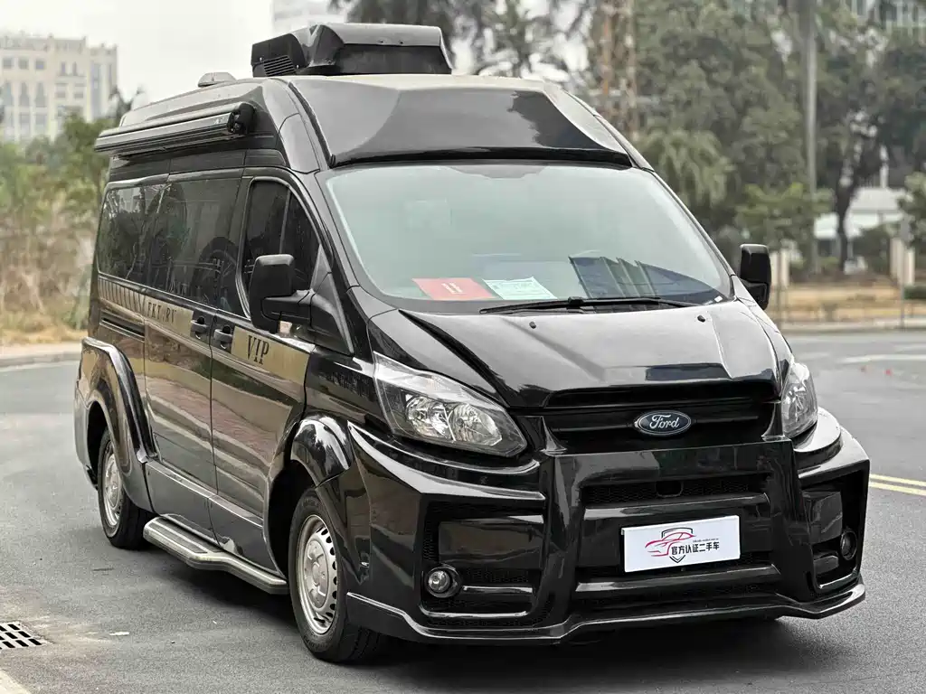 Ford Ford Transit 2019 2.0T Gasoline Automatic Multi-Purpose Commercial Vehicle Medium Wheelbase Medium Roof 6 Seats China VI 2021 - thumbnail 4