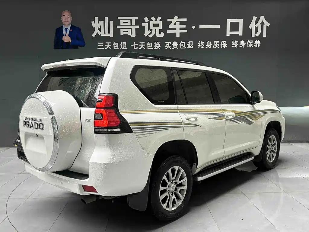Toyota Toyota Prado 2018 3.5L Automatic TX-L Rear-Mounted Spare Tire 2018 - thumbnail 16