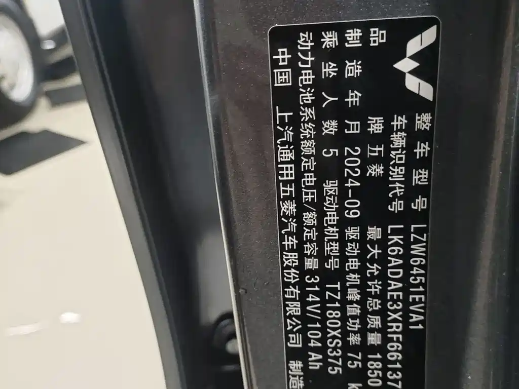 Wuling Motors Wuling Hongguang EV 2024 Pure Electric 300km Standard 2024 - thumbnail 10